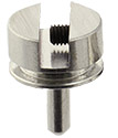 EM-Tec PS4 Mini-Stiftprobenhalter, Probenklemme 0 - 4 mm, Ø 12,7 x 7,2 mm, Std. Pin